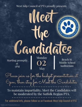 Meet the Candidates This Monday West Islip Teachers Association